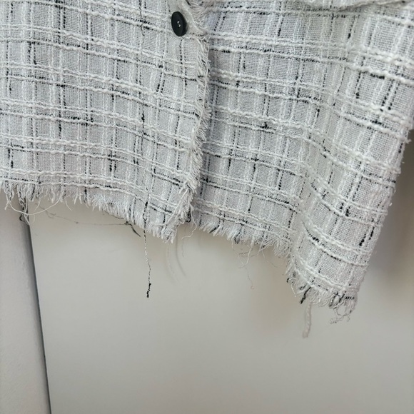 SHEIN black and white tweed blazer - Picture 3 of 7